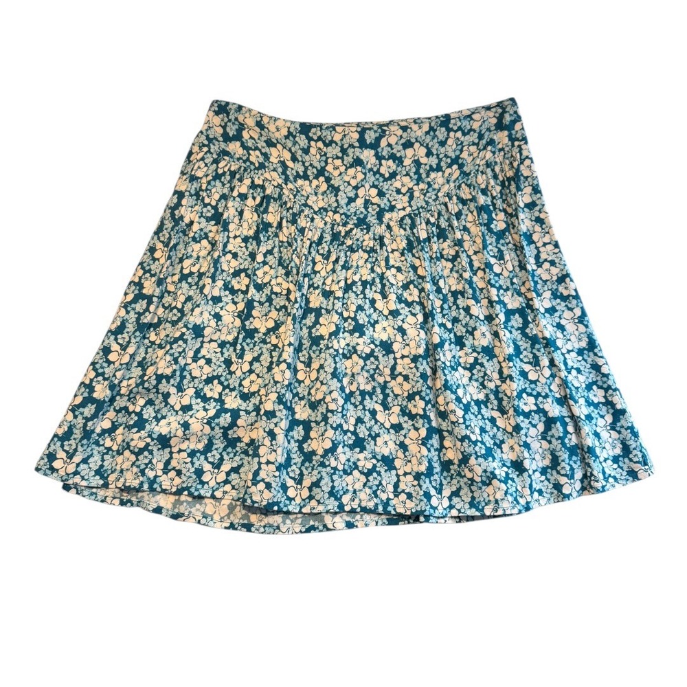 Abound Blue Kiki Floral Drop Waist Mini Skirt‎ Small NEW NWOT Sample